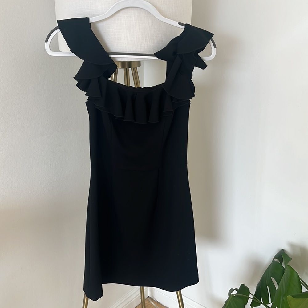 French Connection Whisper Light Ruffle Mini Dress - Picture 6 of 7
